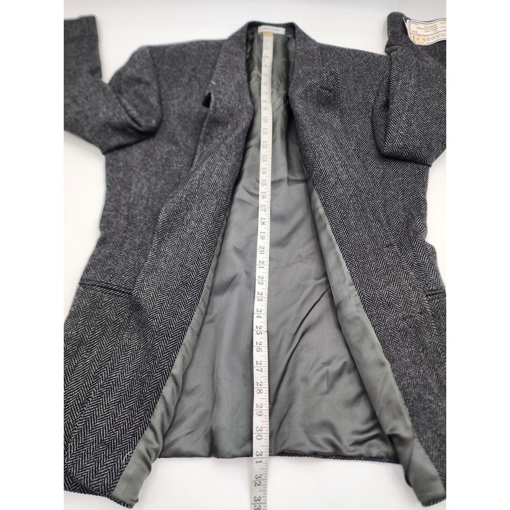 Yves Saint Laurent YSL Cashmere Wool Sport Coat Blazer Herringbone 42R - Picture 11 of 16